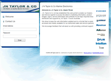 Tablet Screenshot of jntaylor.simplisite.com.au
